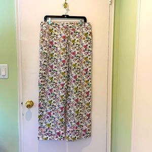 BODEN Spring Floral Design Pajama Pants